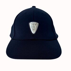 Nike EZW Emblem Baseball Cap Navy Hat Silver Spellout Unisex Adult New Gift